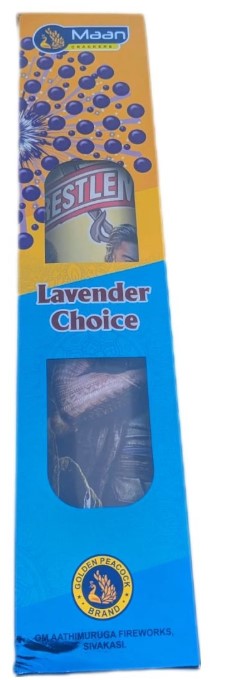 31/2`` INCH FANCY PIPE PURPLE AND LAVENDER (MAAN)