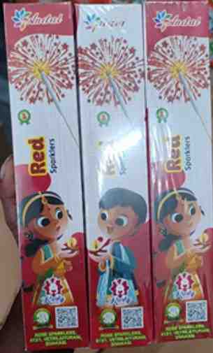 7 CM RED SPARKLER (10Pcs)