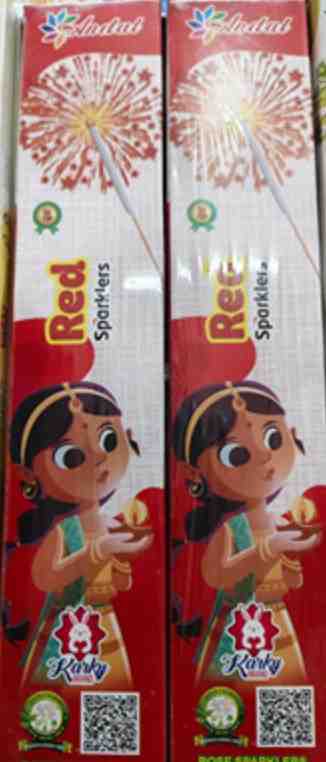 10 CM RED SPARKLER (10Pcs)