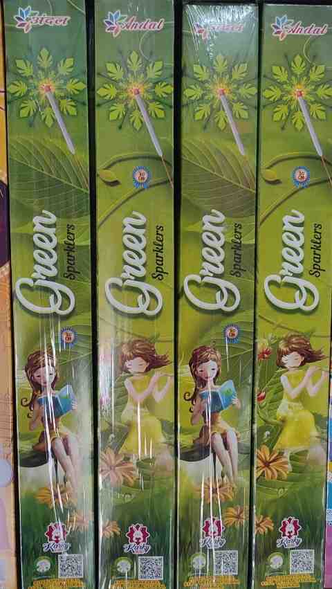 30 CM GREEN SPARKLER (5Pcs)